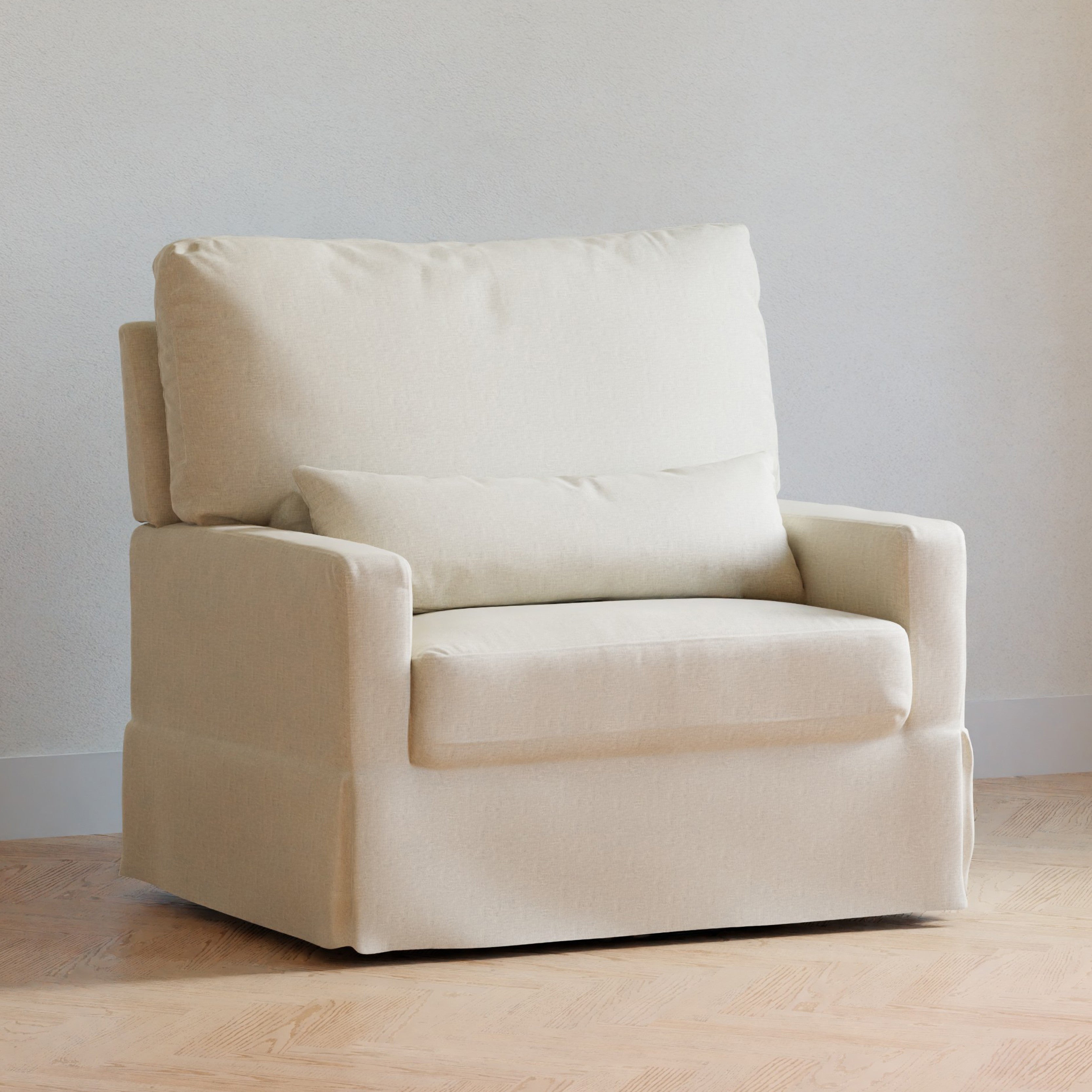 Namesake Crawford Pillowback Chair and a Half Comfort Swivel Glider | Lullabye Shop