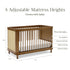 Namesake Marin with Cane 3-in-1 Convertible Crib | Lullabye Shop
