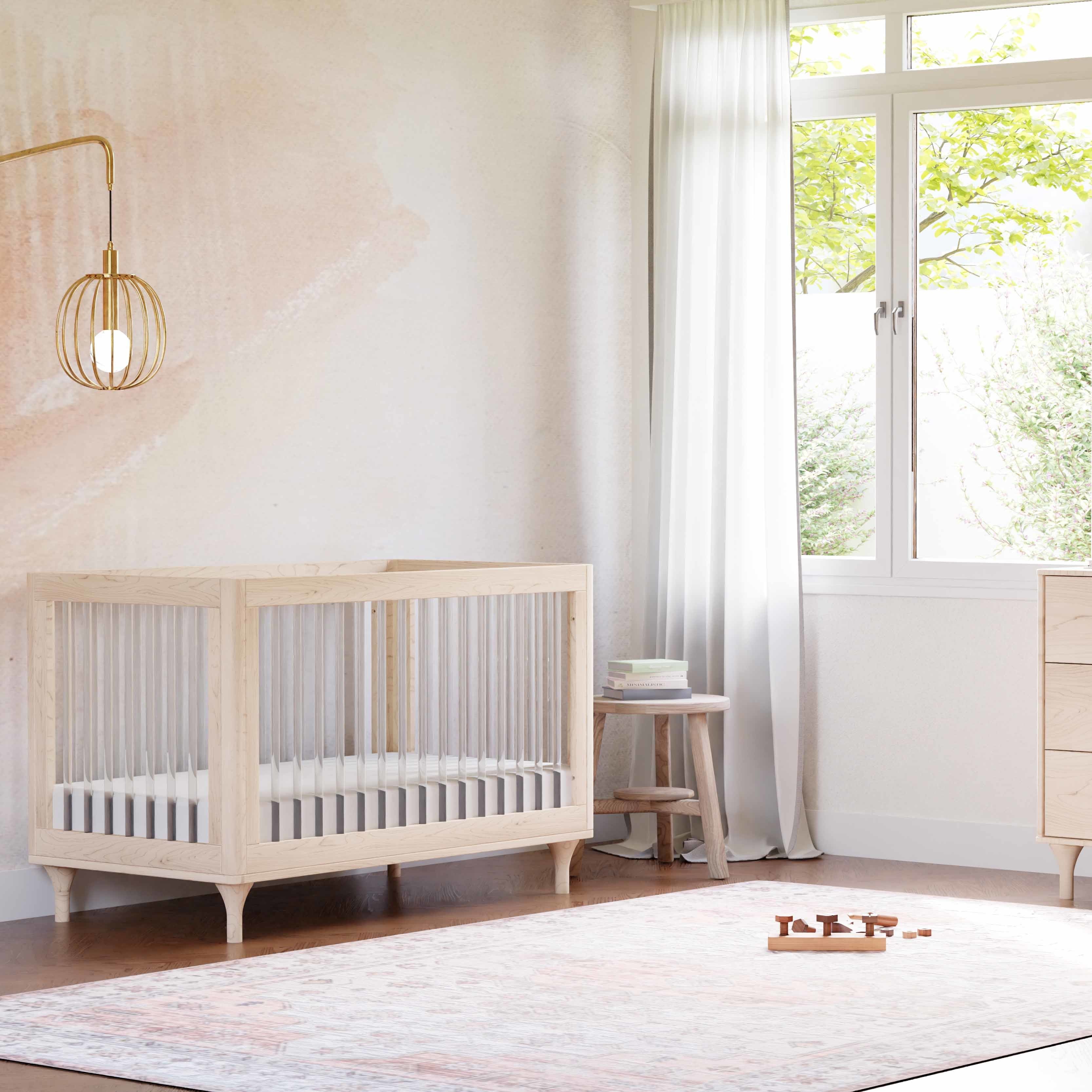 Babyletto Lolly 3-in-1 Convertible Crib with Toddler Bed Conversion Kit