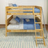 Maxtrix Classic Full Bunk Bed Angled ladder