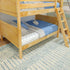 Maxtrix Classic Full Bunk Bed Angled ladder