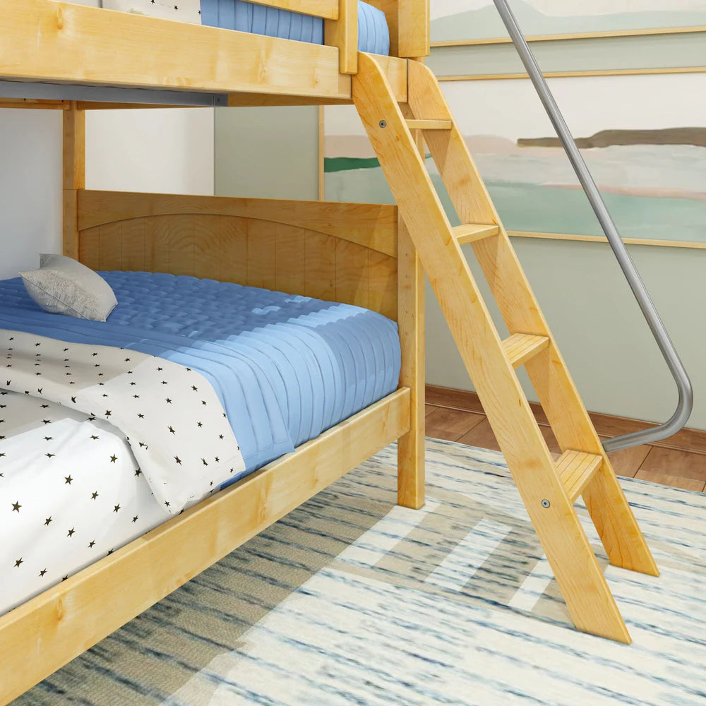 Maxtrix Classic Full Bunk Bed Angled ladder