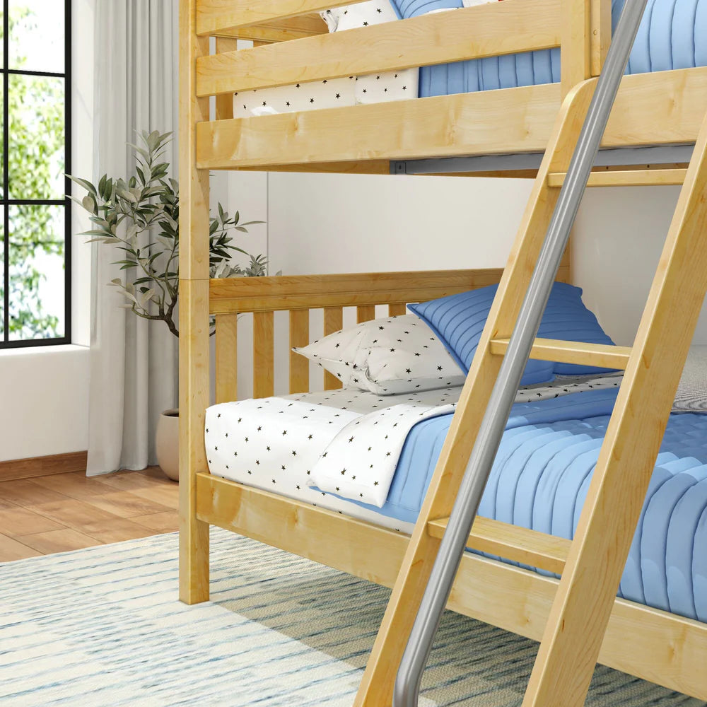 Maxtrix Classic Full Bunk Bed Angled ladder