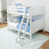 Maxtrix Classic Full Bunk Bed Angled ladder