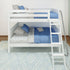 Maxtrix Classic Full Bunk Bed Angled ladder