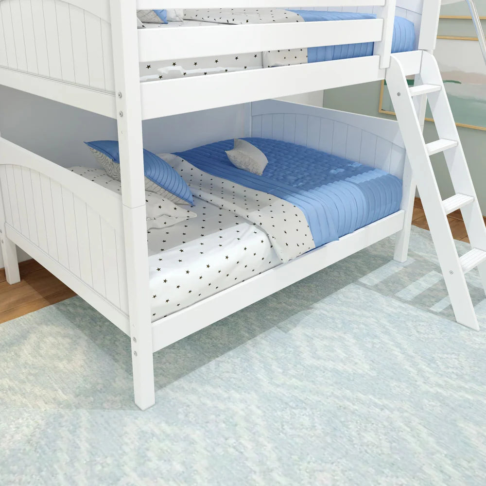Maxtrix Classic Full Bunk Bed Angled ladder