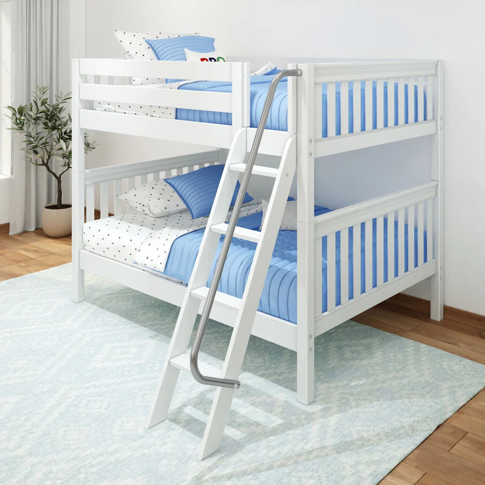 Maxtrix Classic Full Bunk Bed Angled ladder