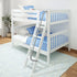 Maxtrix Classic Full Bunk Bed Angled ladder