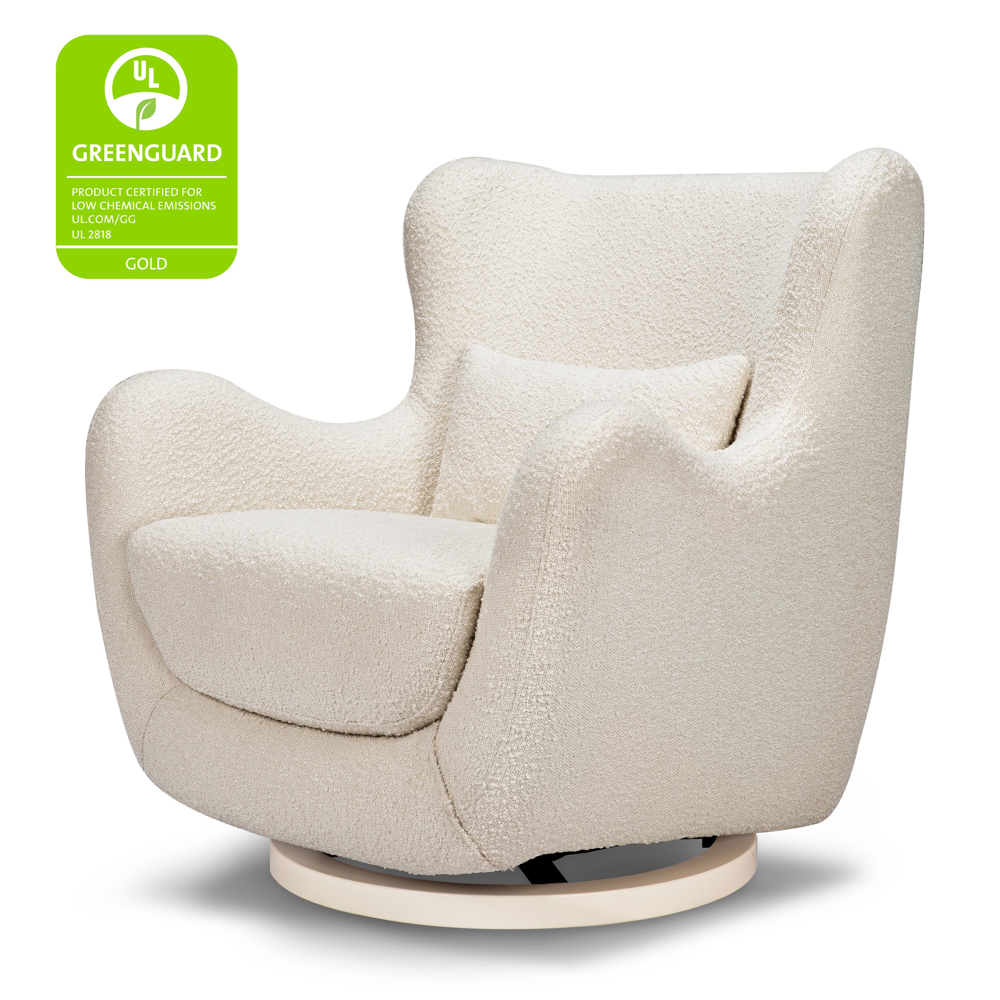 Babyletto Solstice Swivel Glider in Boucle | Lullabye Shop