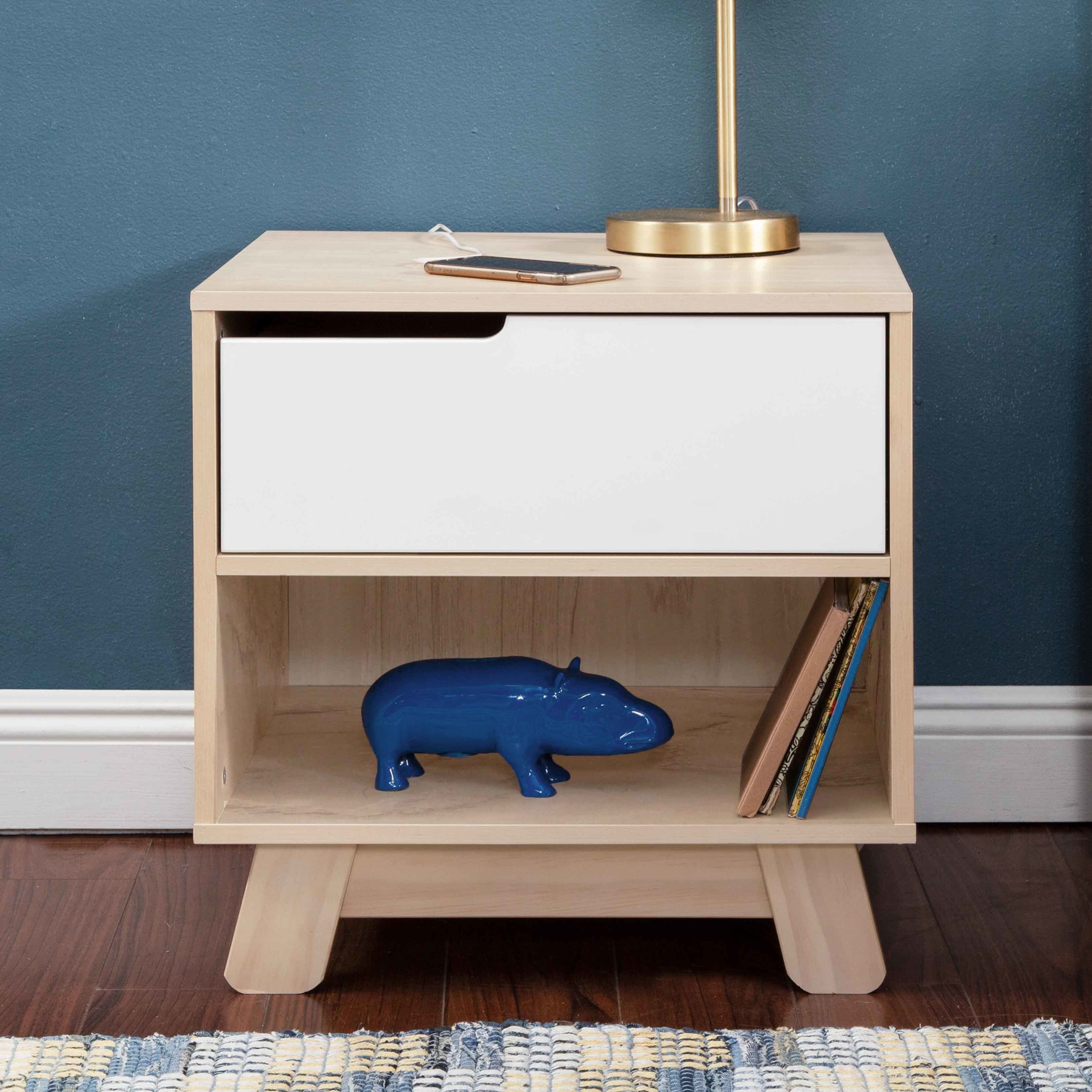 Babyletto Hudson Nightstand with USB Port | Lullabye Shop