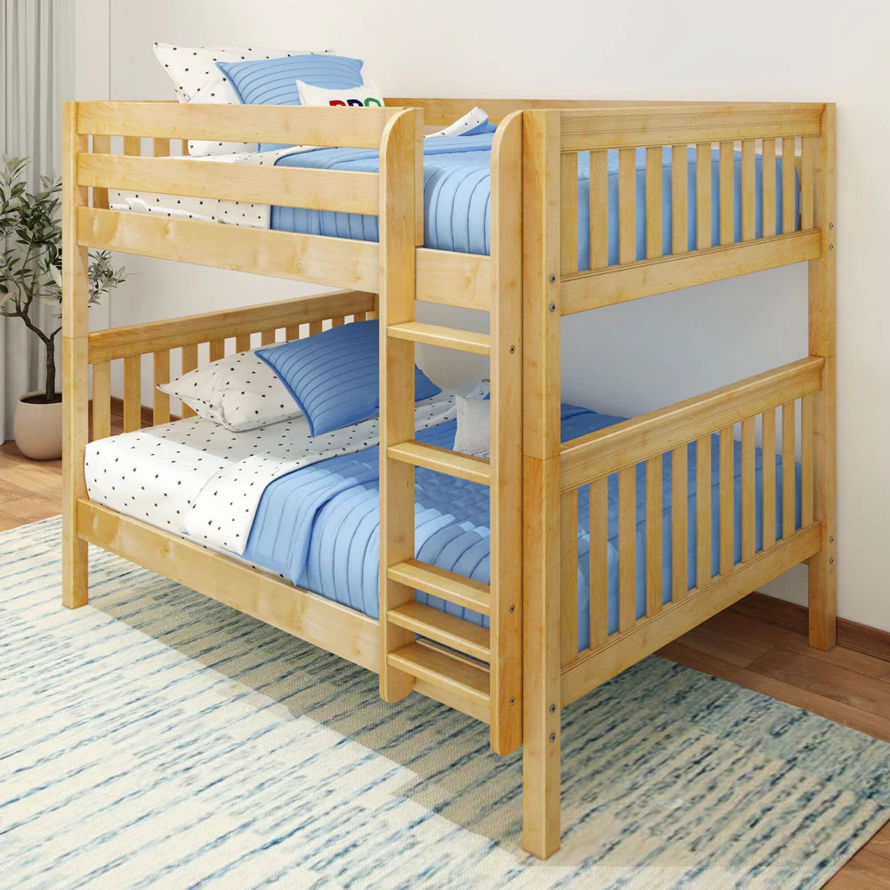 Maxtrix Classic Full Bunk Bed Straight ladder