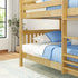 Maxtrix Classic Full Bunk Bed Straight ladder