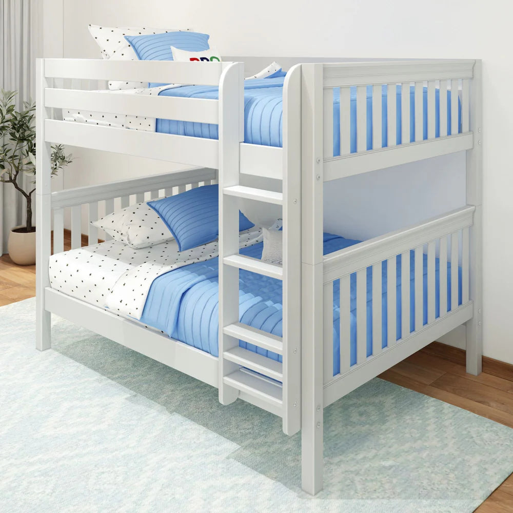 Maxtrix Classic Full Bunk Bed Straight ladder
