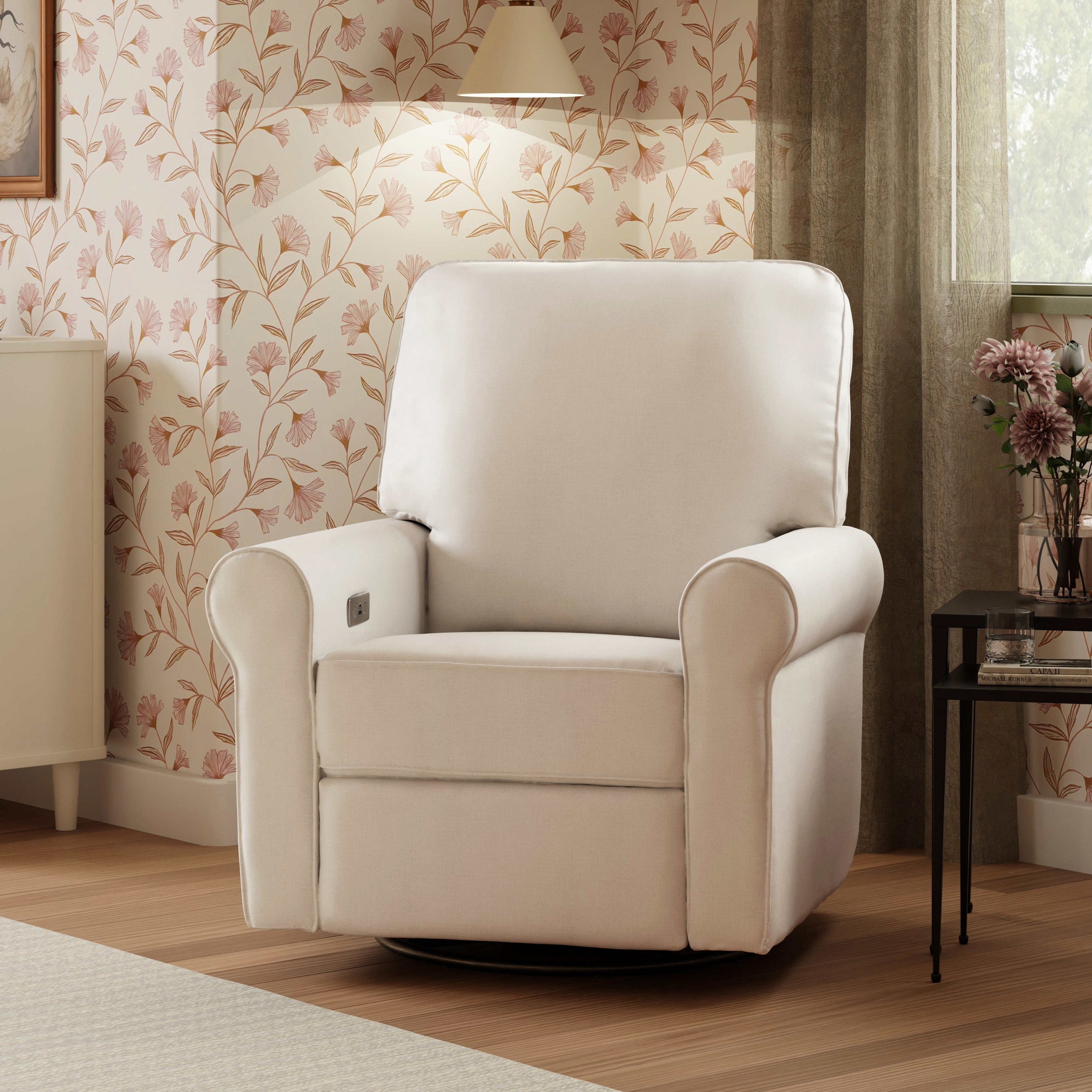 Monogram by Namesake Monroe Power Recliner and Swivel Glider | Lullabye Shop