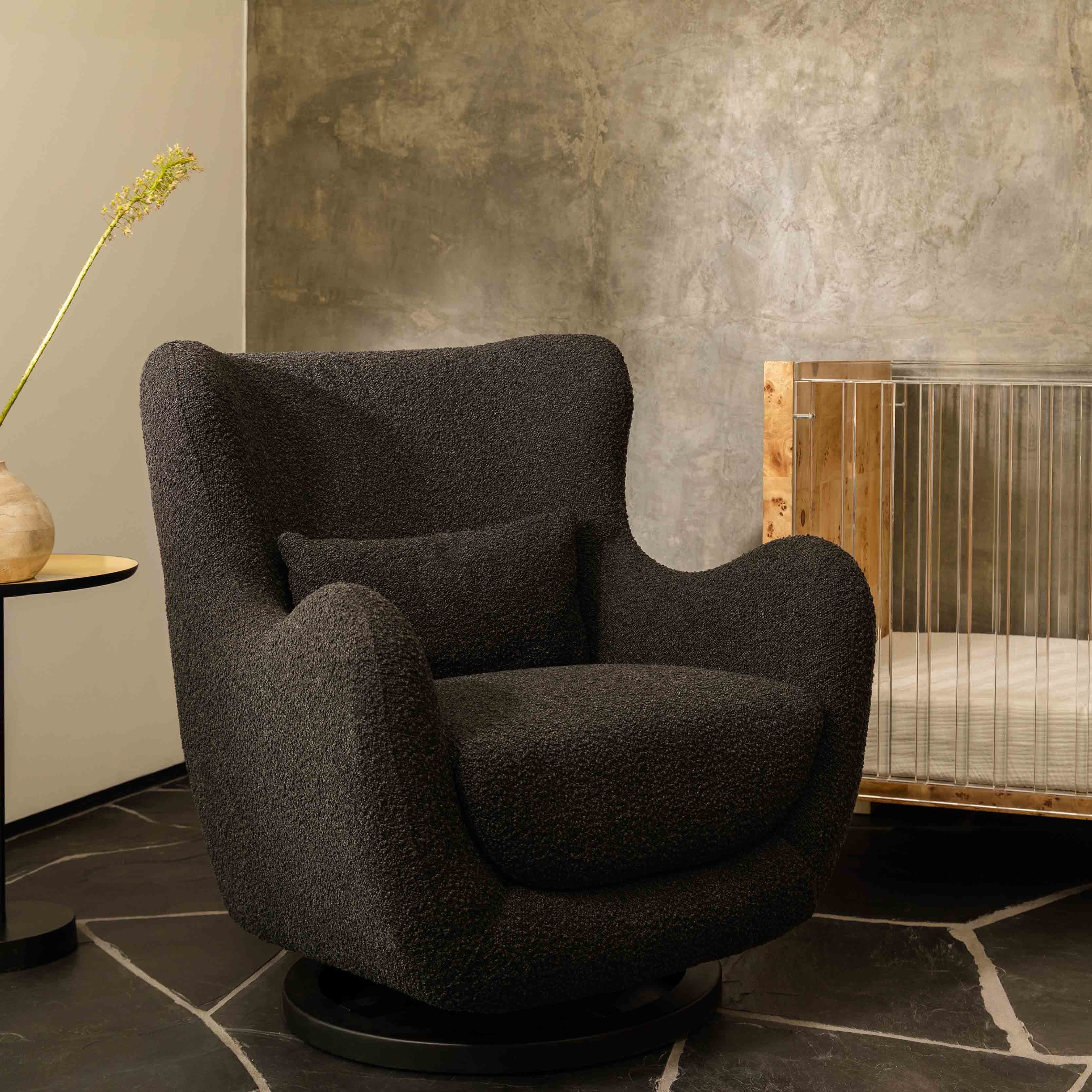 Babyletto Solstice Swivel Glider in Boucle | Lullabye Shop