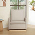 Babyletto Cali Pillowback Chair and a Half Glider in Eco-Performance Fabric | Water Repellent & Stain Resistant | Lullabye Shop