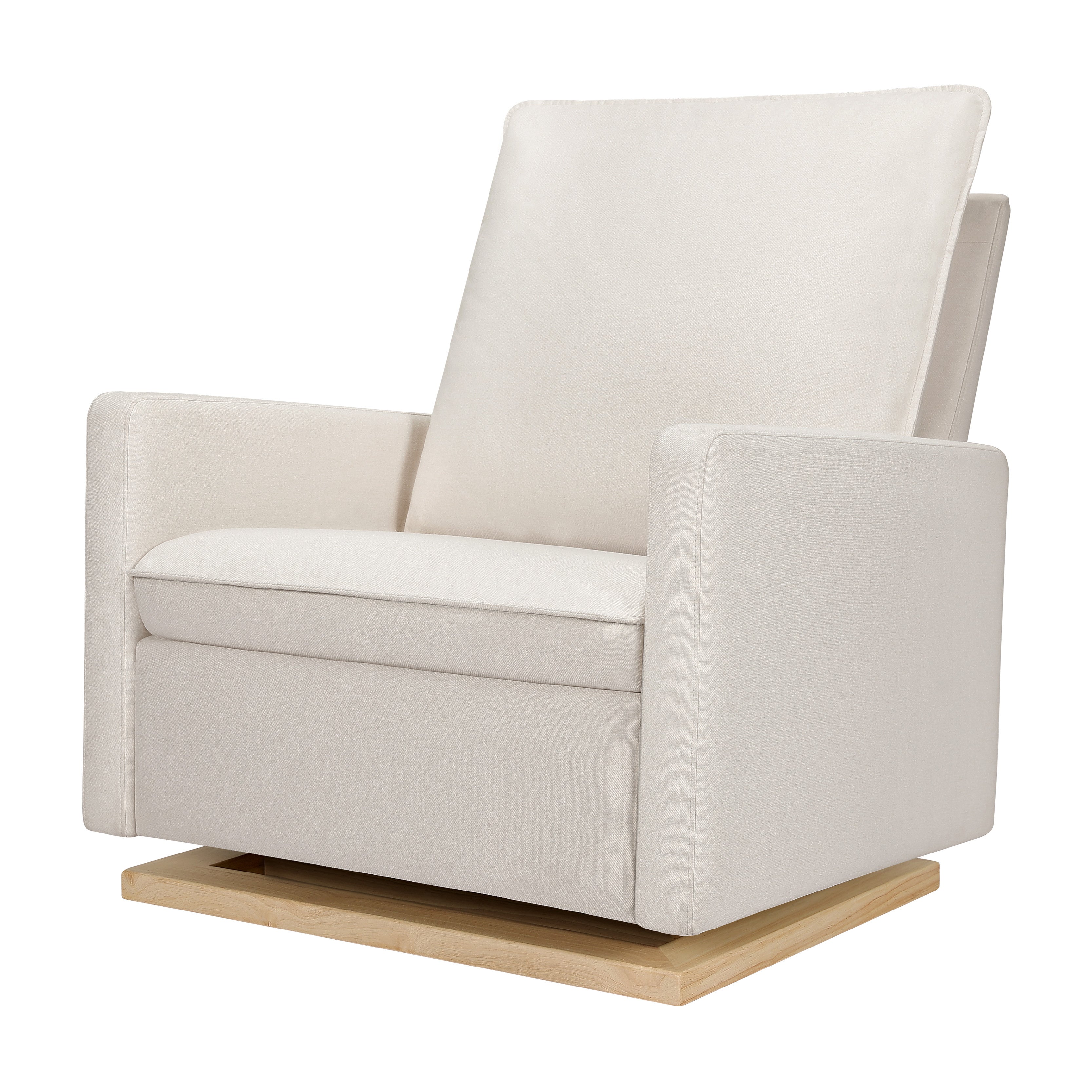 Babyletto Cali Pillowback Chair and a Half Glider in Eco-Performance Fabric | Water Repellent & Stain Resistant | Lullabye Shop