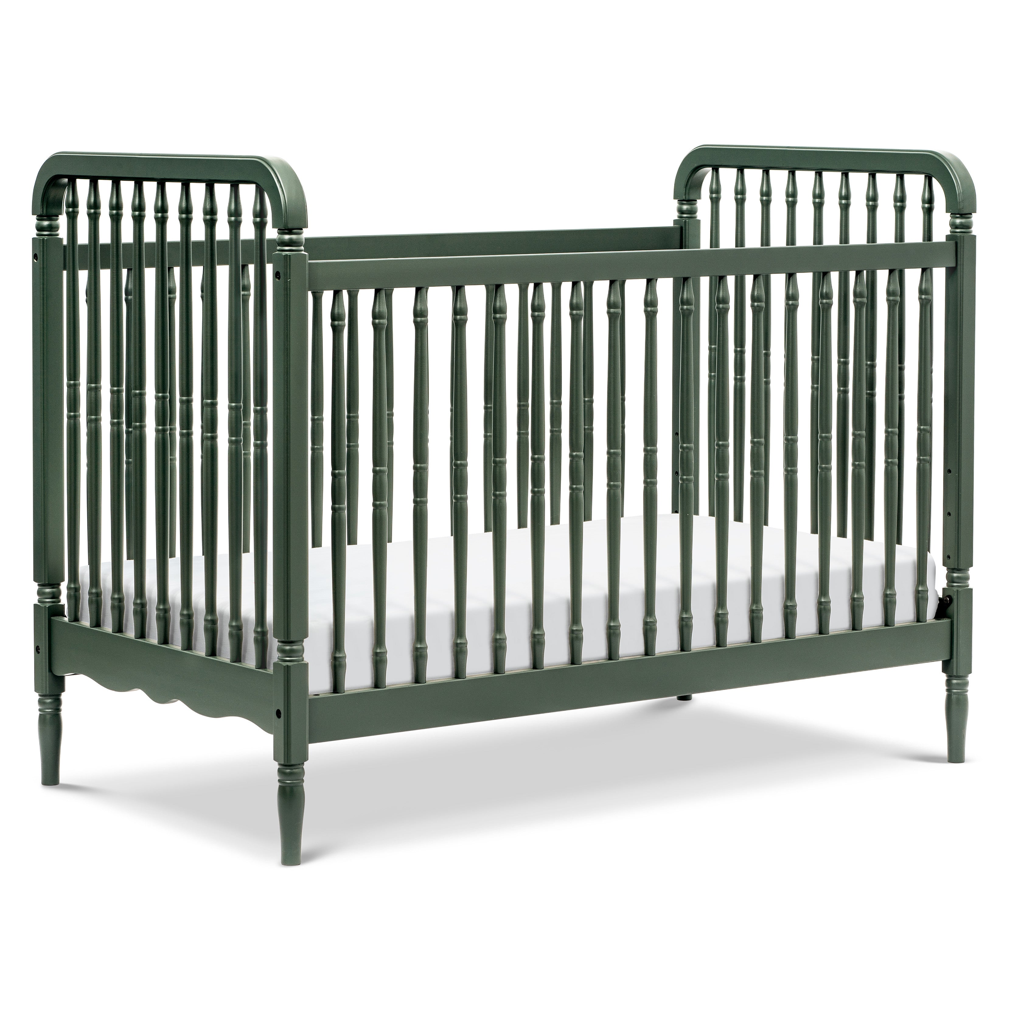 Namesake Liberty 3-in-1 Convertible Spindle Crib with Toddler Bed Conversion Kit | Lullabye Shop