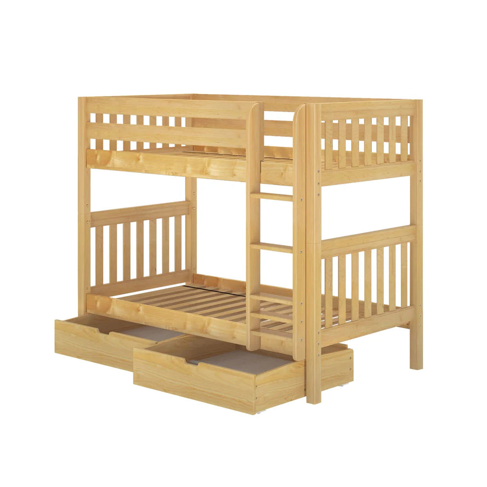Maxtrix Twin Medium Bunk Bed with Underbed Storage Drawers