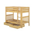 Maxtrix Twin Medium Bunk Bed with Underbed Storage Drawers
