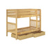 Maxtrix Twin Medium Bunk Bed with Underbed Storage Drawers