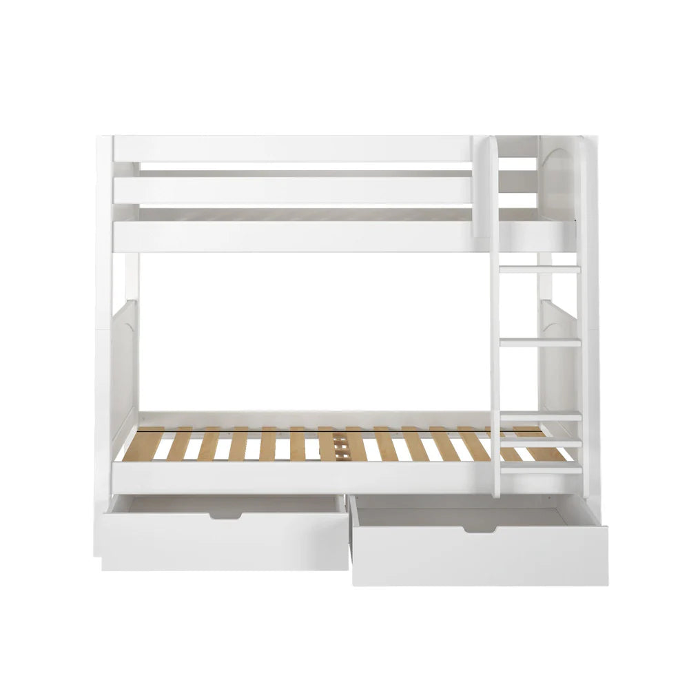 Maxtrix Twin Medium Bunk Bed with Underbed Storage Drawers