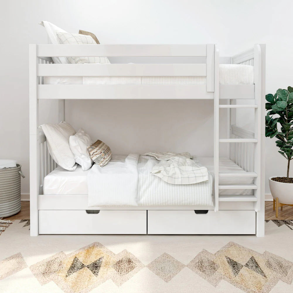 Maxtrix Twin Medium Bunk Bed with Underbed Storage Drawers