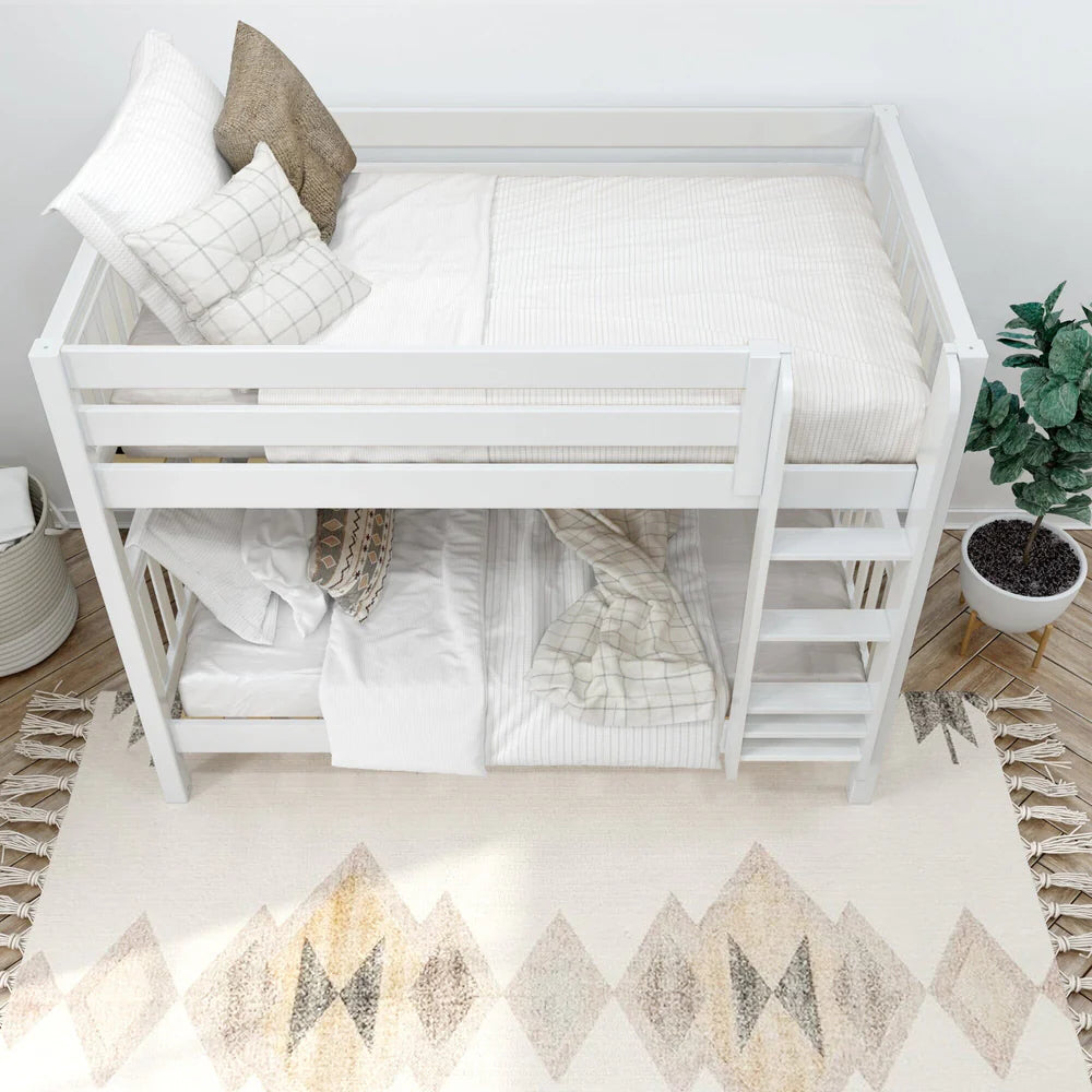 Maxtrix Classic Twin XL Bunk Bed Medium Straight Ladder Front