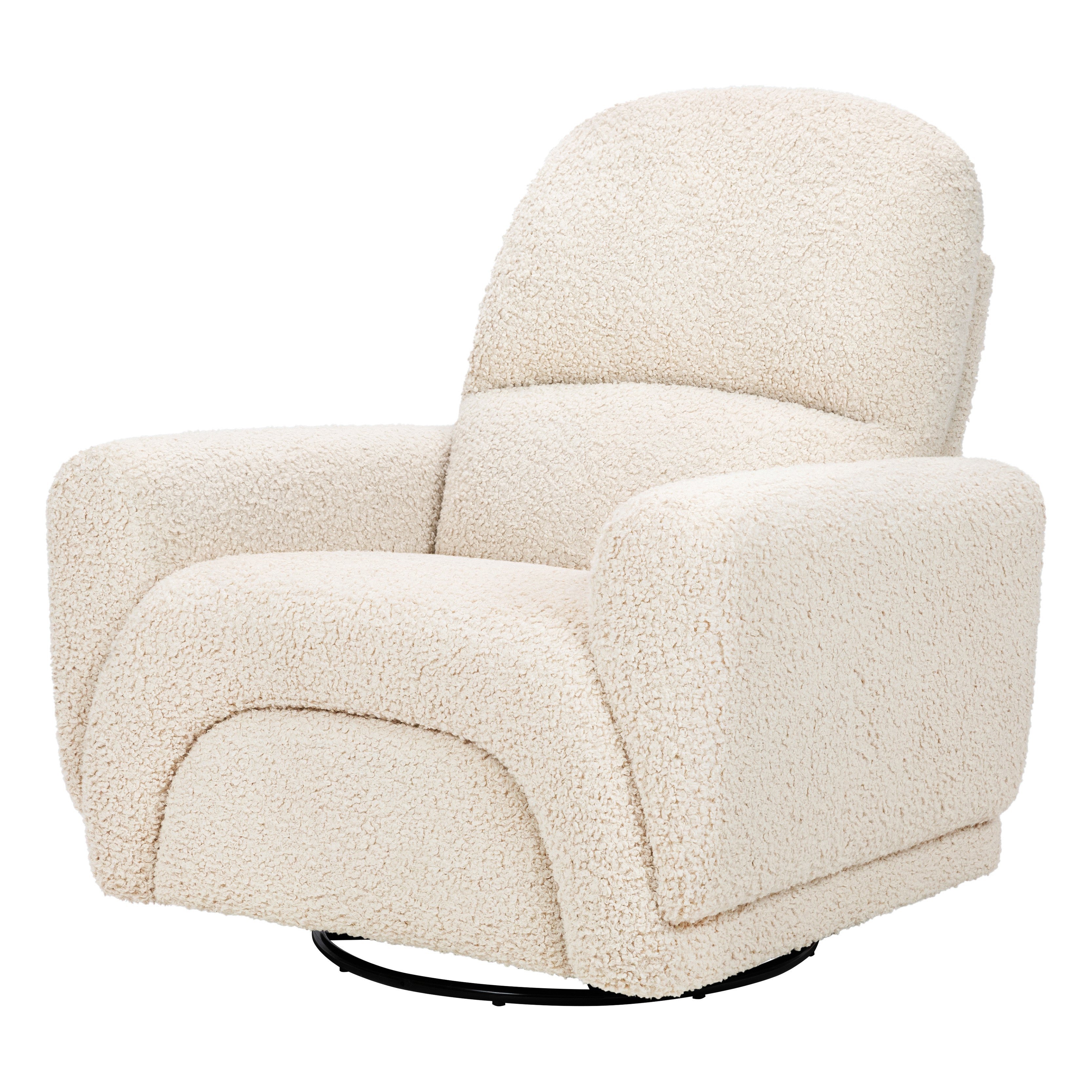 Babyletto Rainbow Recliner and Swivel Glider in Teddy Loop | Lullabye Shop