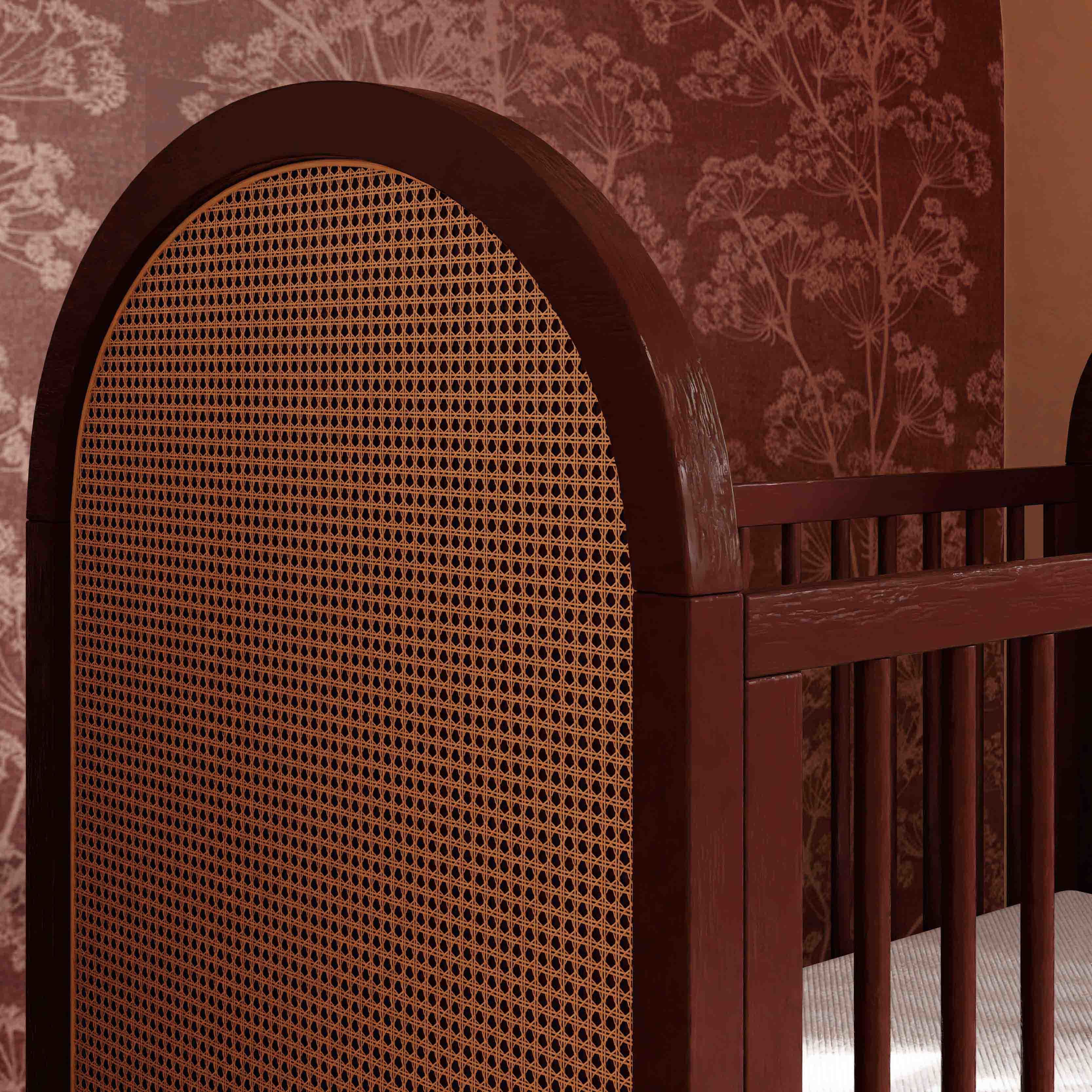 Babyletto Bondi Cane 3-in-1 Convertible Crib with Toddler Bed Conversion Kit | Lullabye Shop