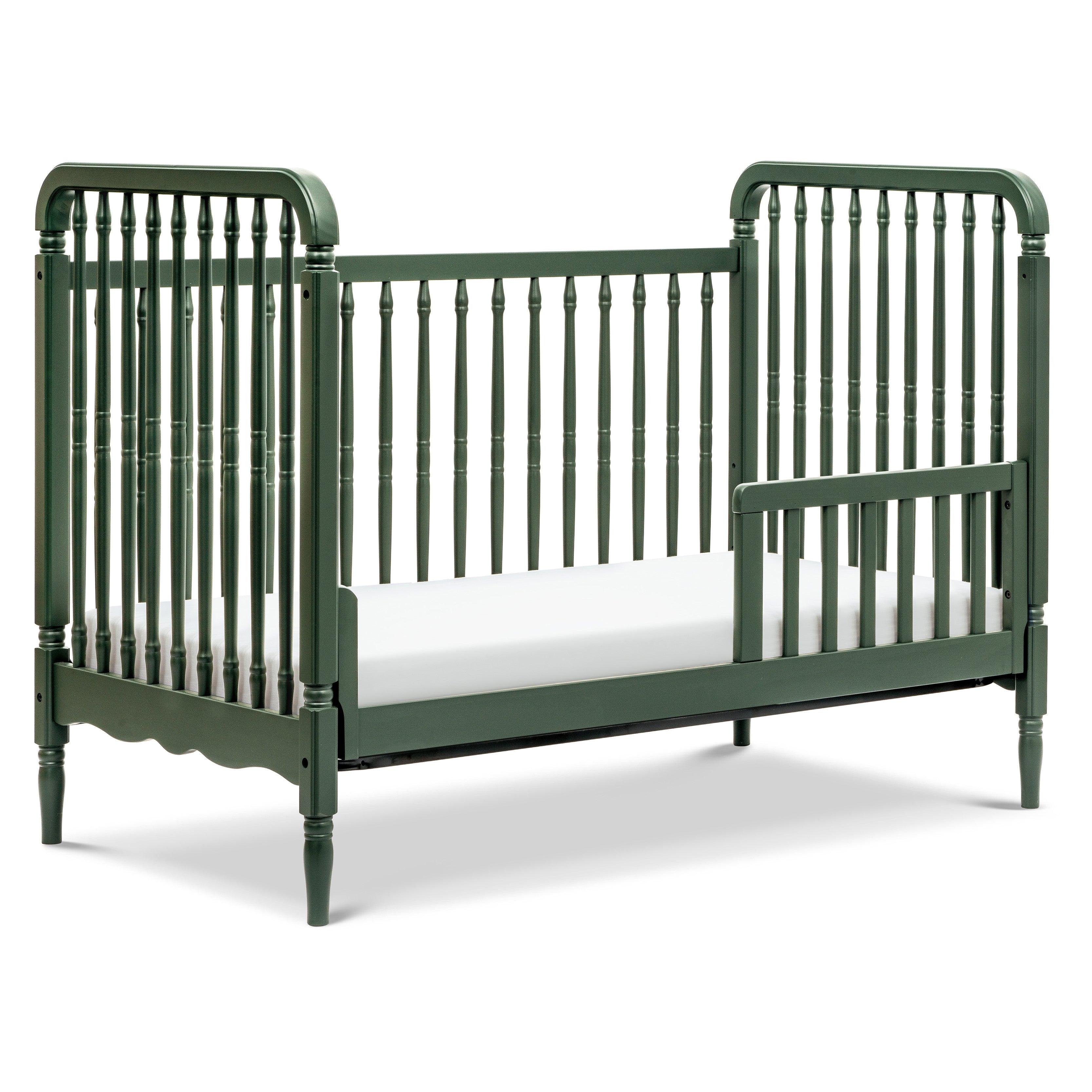 Namesake Liberty 3-in-1 Convertible Spindle Crib with Toddler Bed Conversion Kit | Lullabye Shop