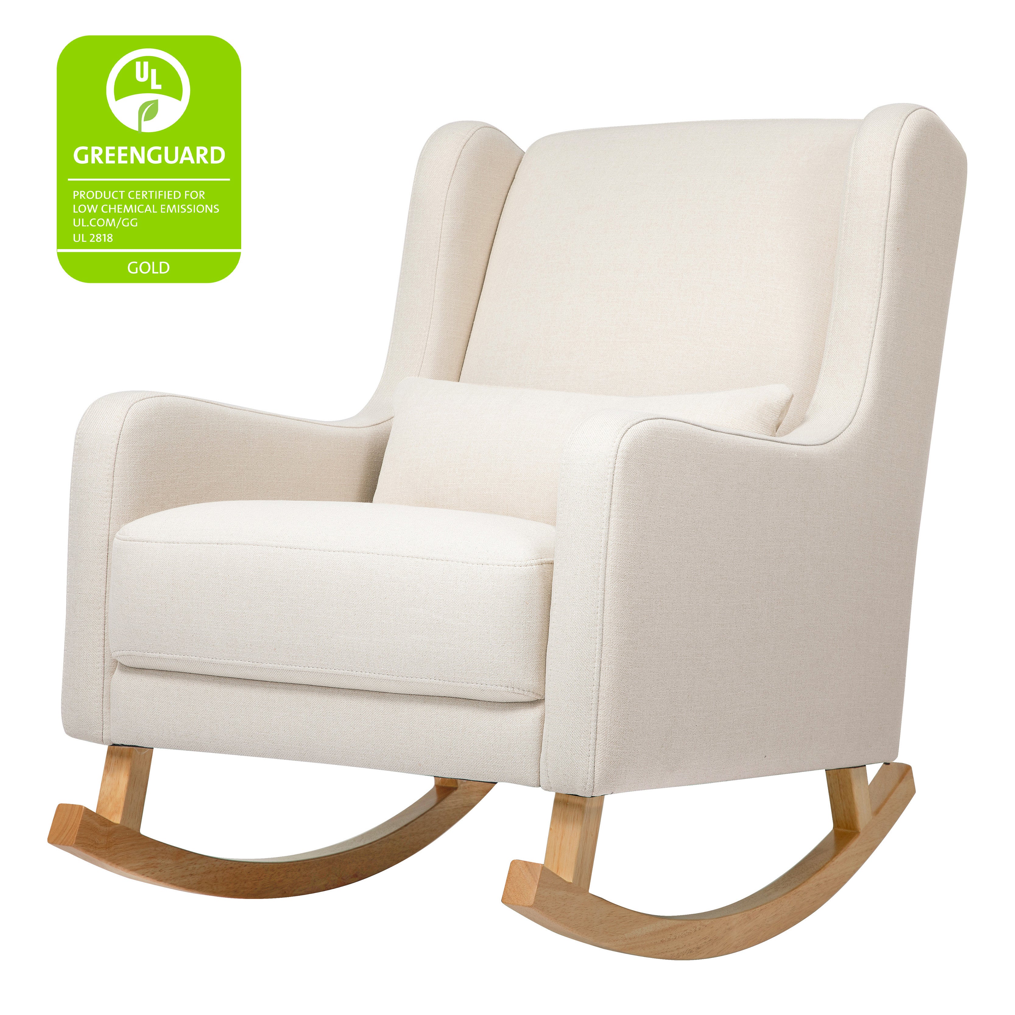 Babyletto Kai Rocker in Eco-Performance Fabric | Water Repellent & Stain Resistant | Lullabye Shop