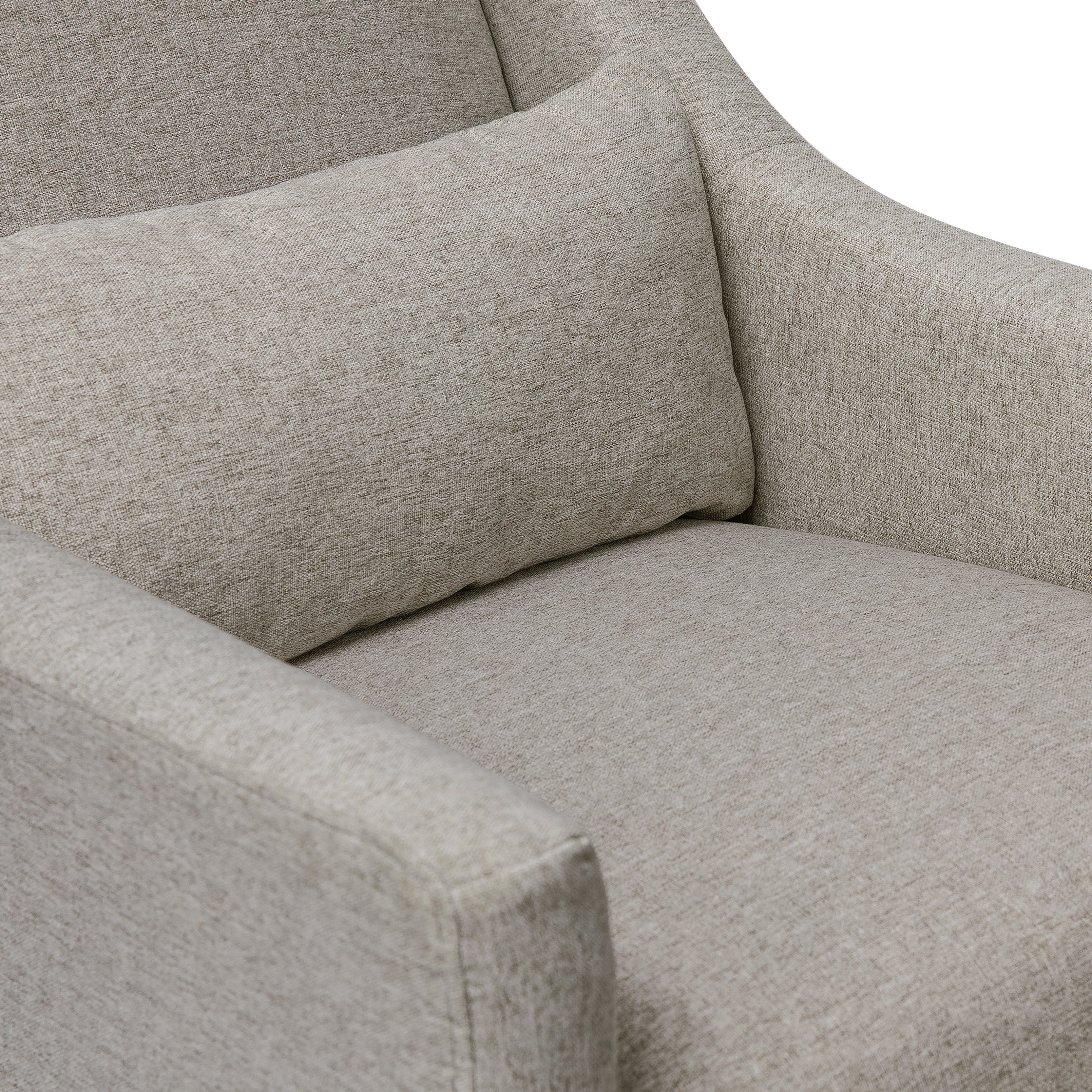 Babyletto Toco Swivel Glider and Ottoman in Eco-Performance Fabric | Water Repellent & Stain Resistant | Lullabye Shop