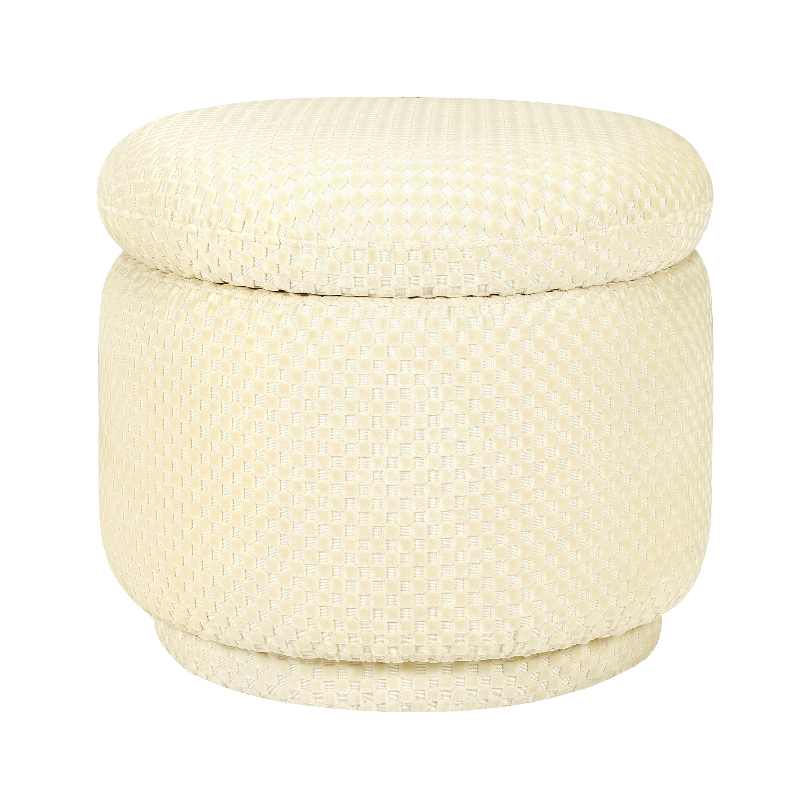 Babyletto Enoki Storage Ottoman in Velvet Checker | Lullabye Shop