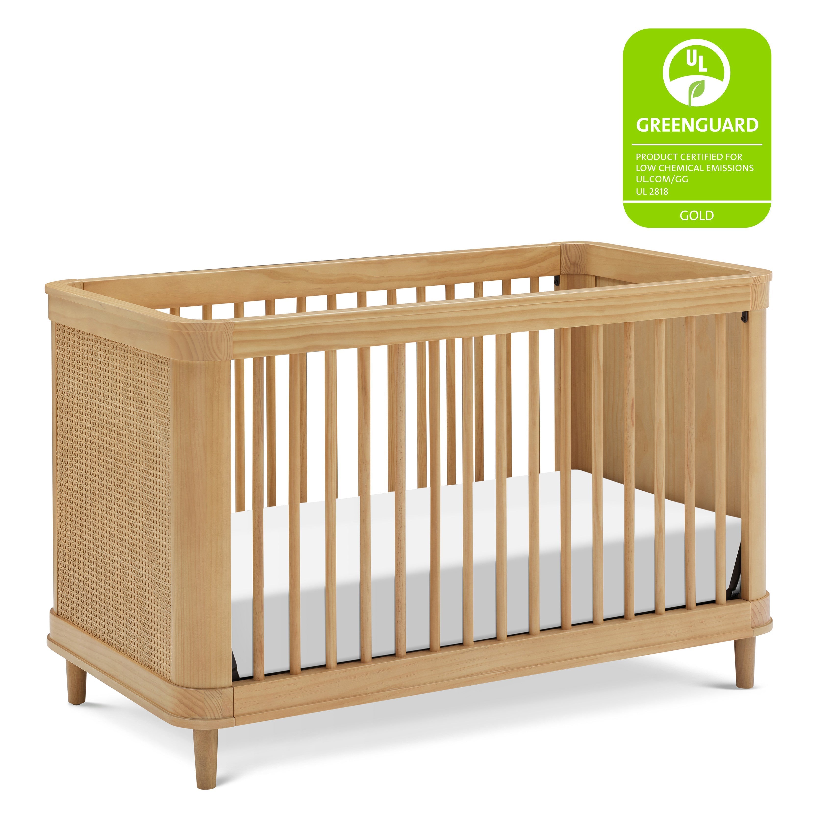 Namesake Marin with Cane 3-in-1 Convertible Crib | Lullabye Shop