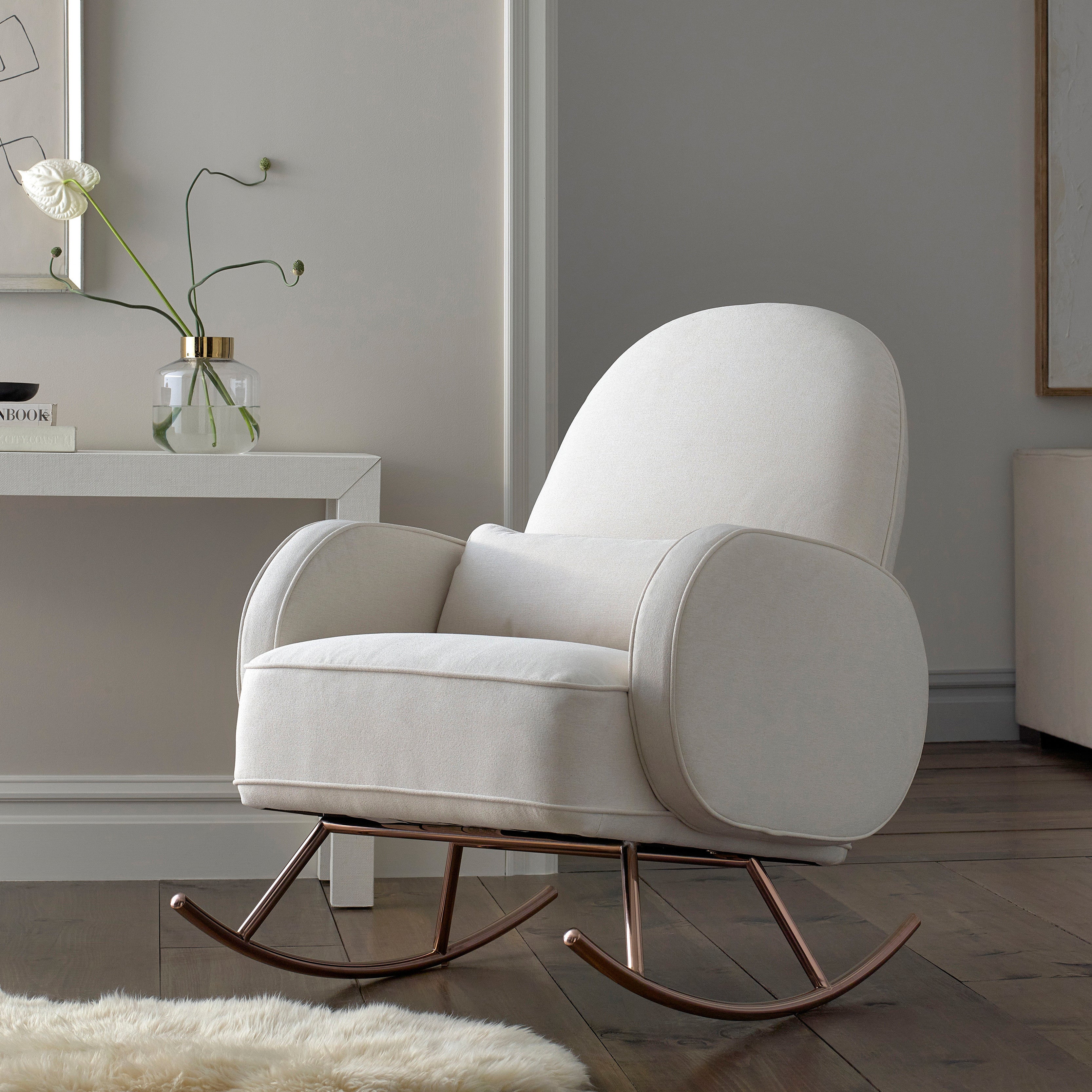 Babyletto Compass Rocker in Eco-Performance Fabric | Water Repellent & Stain Resistant | Lullabye Shop