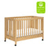 Babyletto Maki Portable Folding Crib with Toddler Bed Conversion Kit