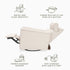 Monogram by Namesake Willa Plus Power Glider Recliner + Power Headrest | Lullabye Shop