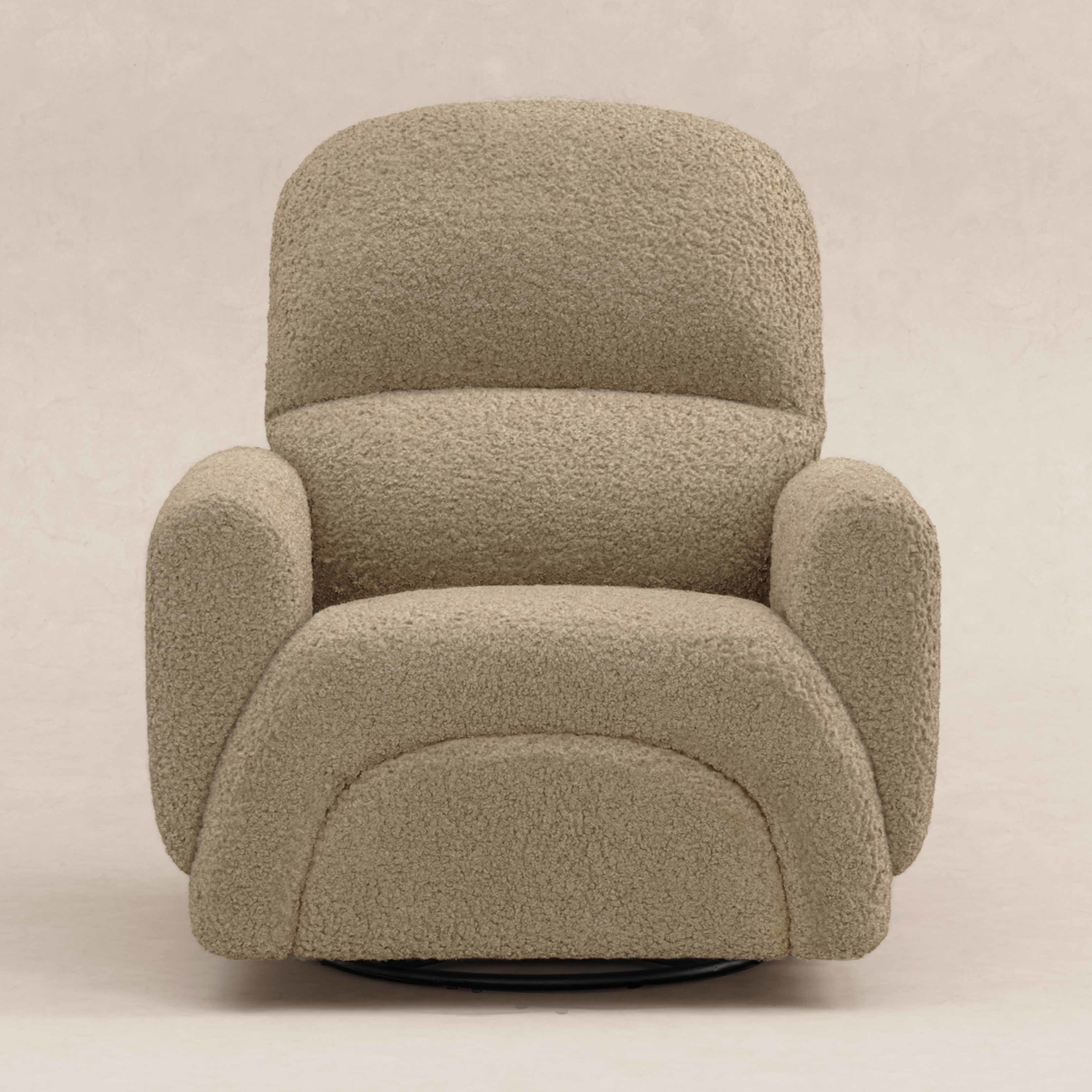 Babyletto Rainbow Recliner and Swivel Glider in Teddy Loop | Lullabye Shop