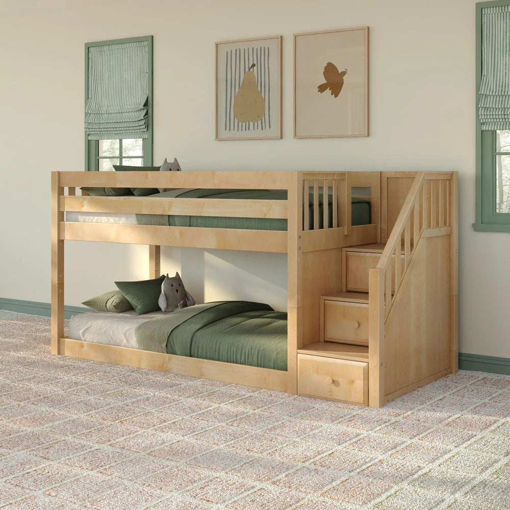Maxtrix Floor Bunk Bed and Stairs