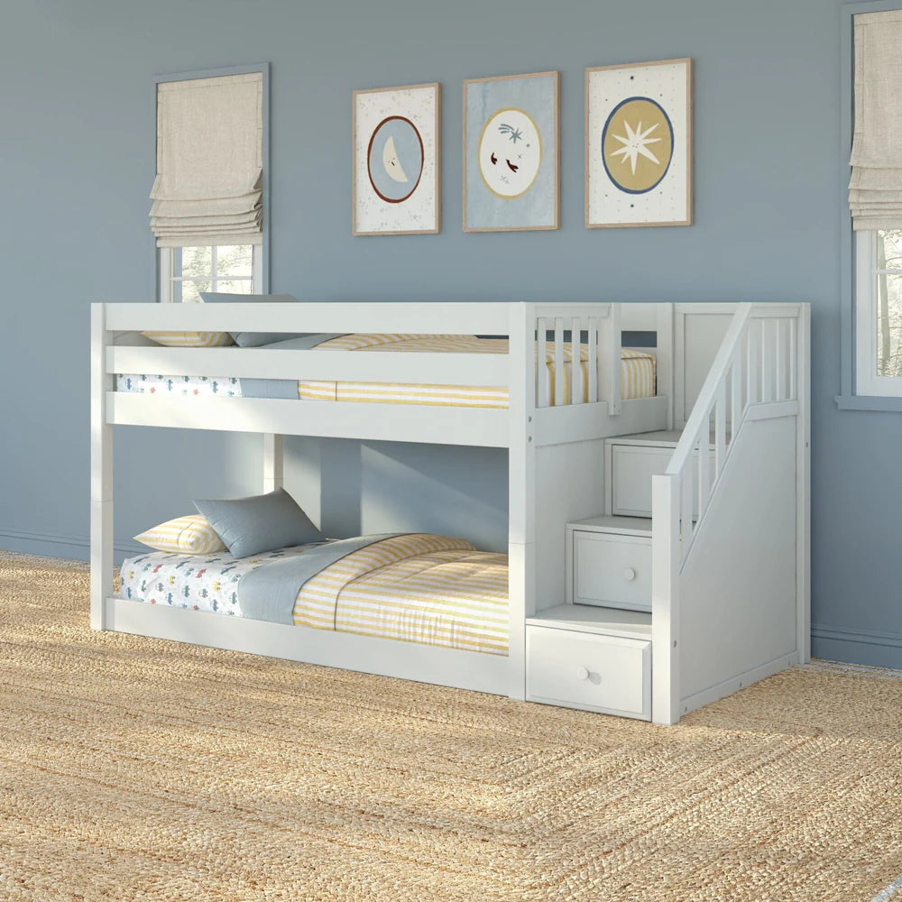 Maxtrix Floor Bunk Bed and Stairs