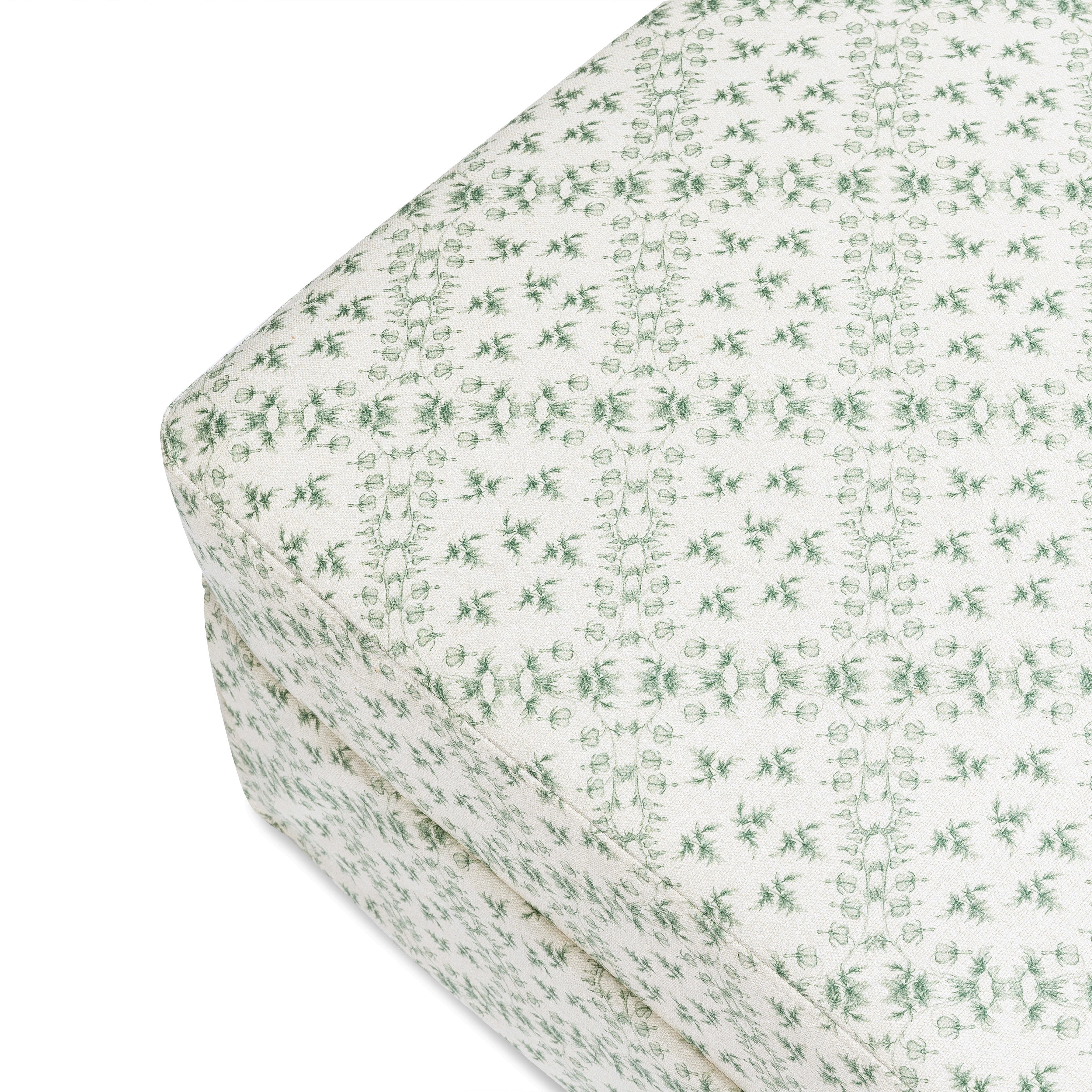 Sarah Flint x Namesake Crawford Gliding Ottoman in Eco-Performance Fabric | Water Repellent & Stain Resistant | Lullabye Shop
