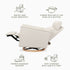 Monogram by Namesake Willa Plus Power Glider Recliner + Power Headrest | Lullabye Shop