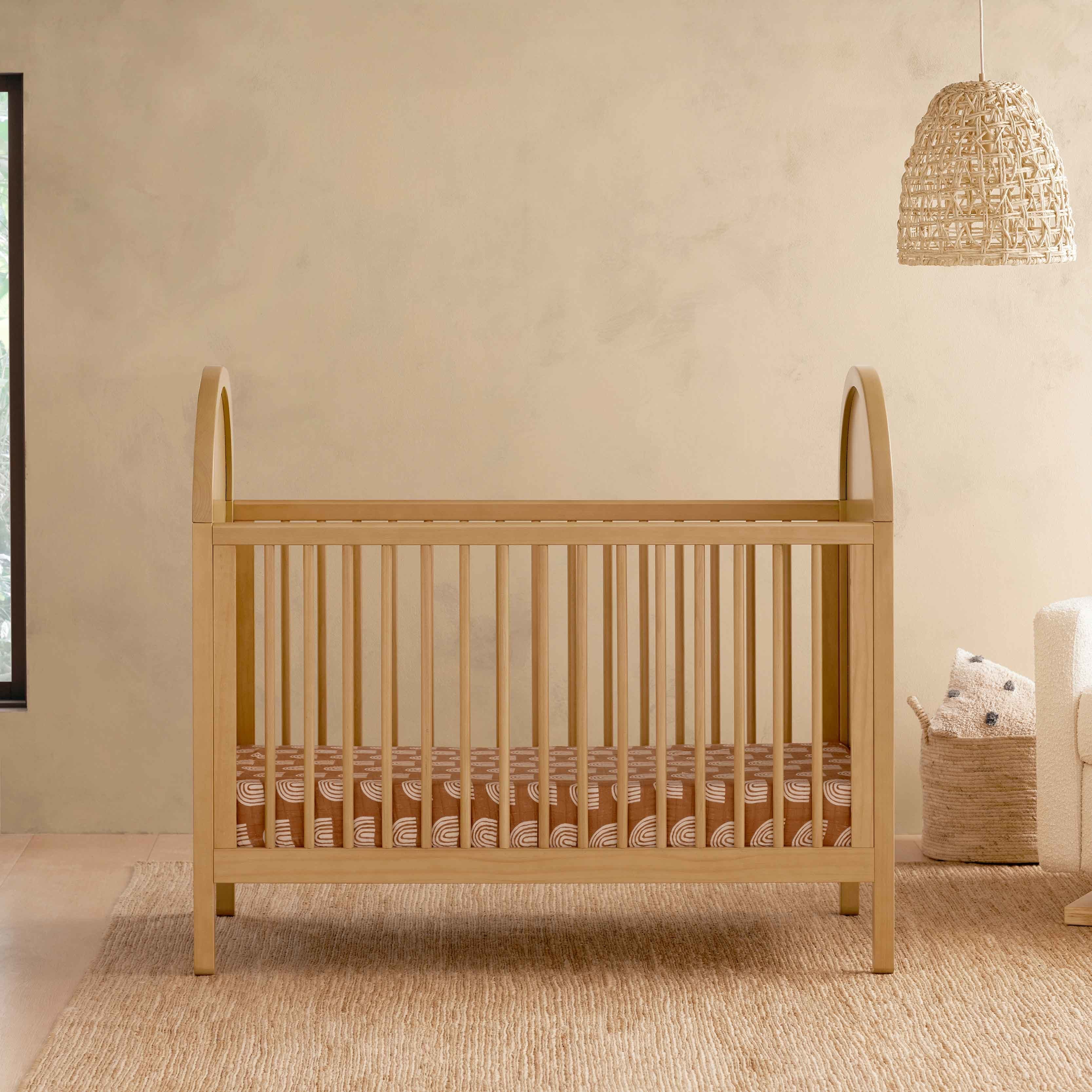 Babyletto Bondi Cane 3-in-1 Convertible Crib with Toddler Bed Conversion Kit | Lullabye Shop