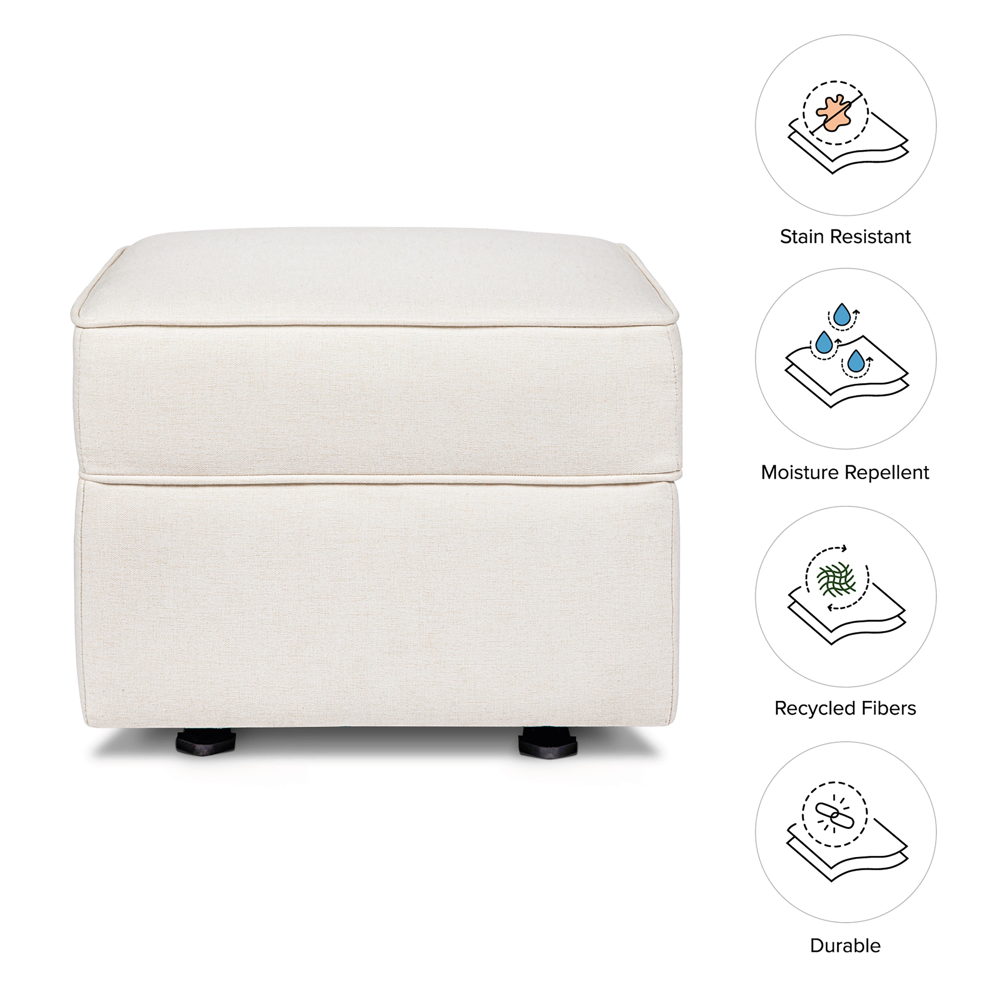 Namesake Willa-Alden Gliding Ottoman | Lullabye Shop