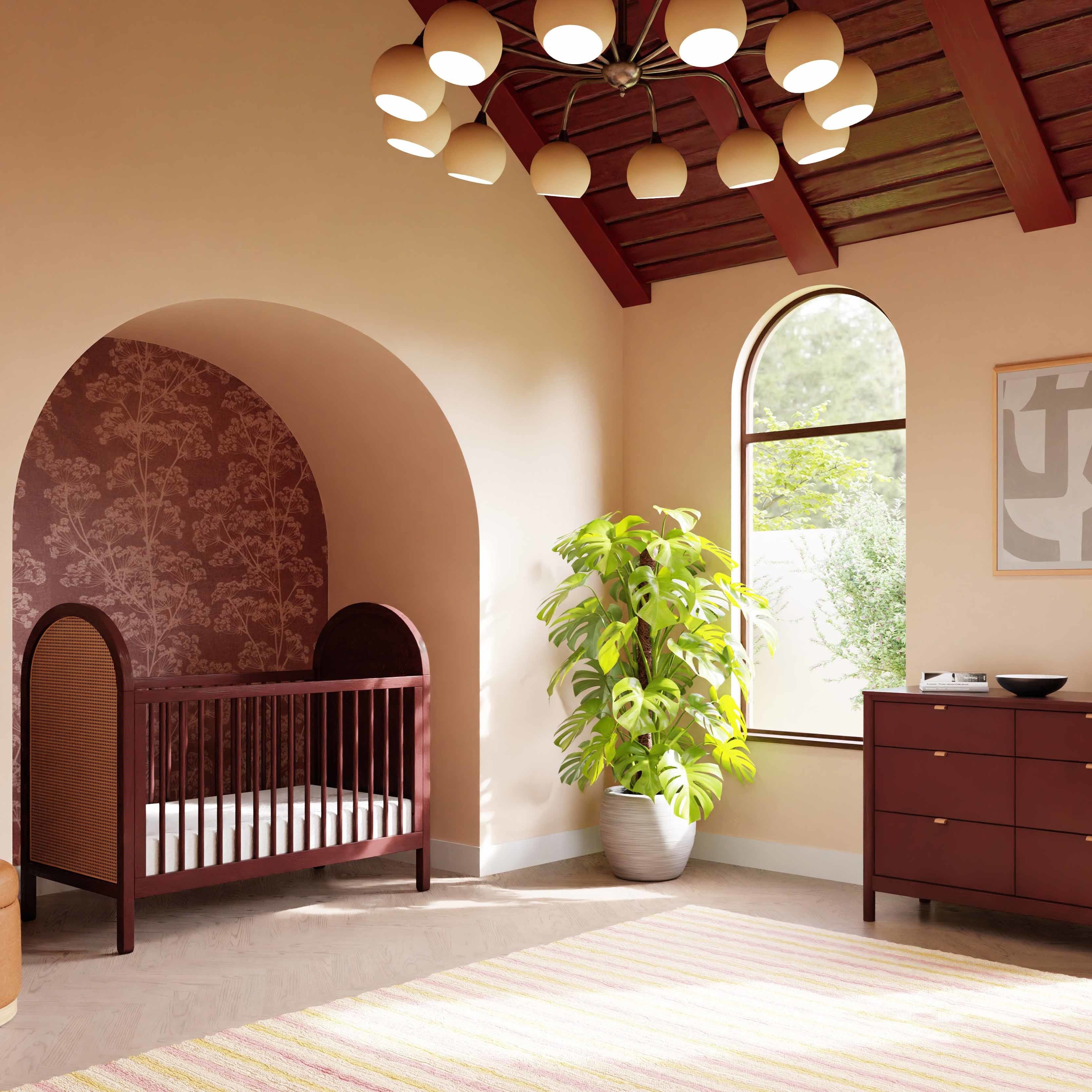 Babyletto Bondi Cane 3-in-1 Convertible Crib with Toddler Bed Conversion Kit | Lullabye Shop