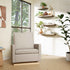 Babyletto Cali Pillowback Chair and a Half Glider in Eco-Performance Fabric | Water Repellent & Stain Resistant | Lullabye Shop