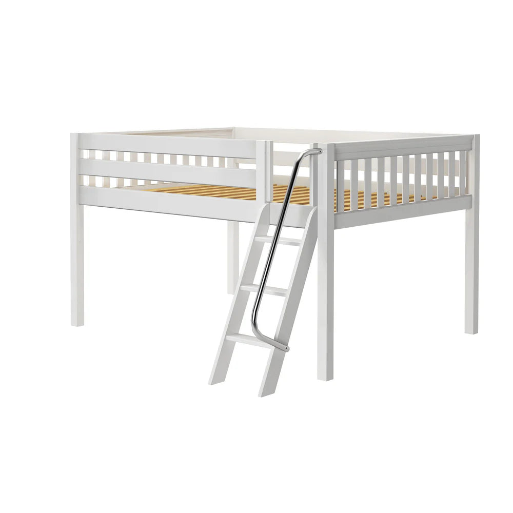 Maxtrix Queen Low Loft Bed Angle Ladder