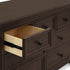 Monogram by Namesake Classic 7-Drawer Double Wide Dresser | Lullabye Shop