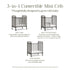 Namesake Abigail 3-in-1 Convertible Mini Crib | Lullabye Shop